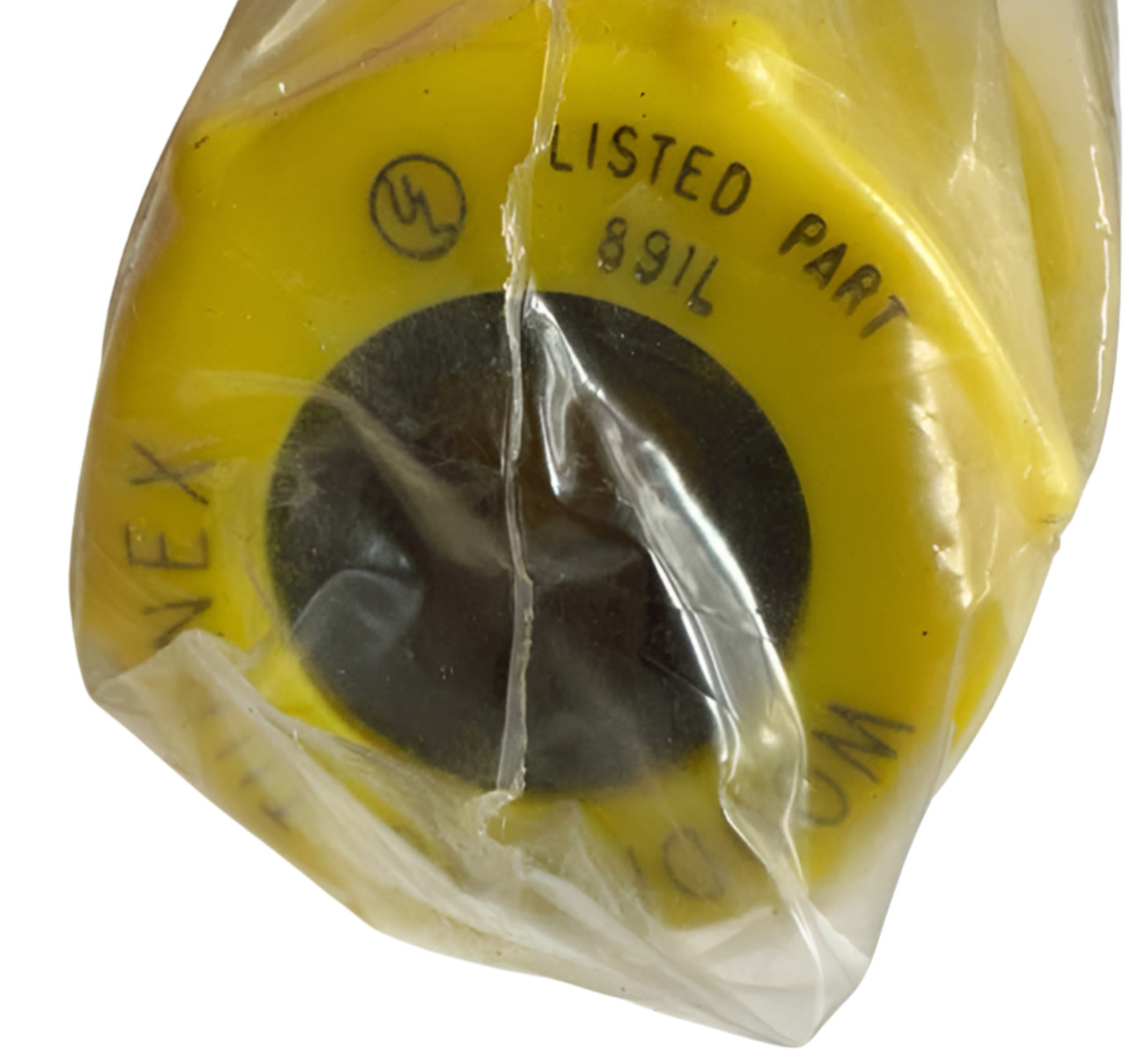 Daniel Woodhead 891L Safety Yellow Oil-Proof Neotex Male Plug, 20A, 125V, L5-20P
