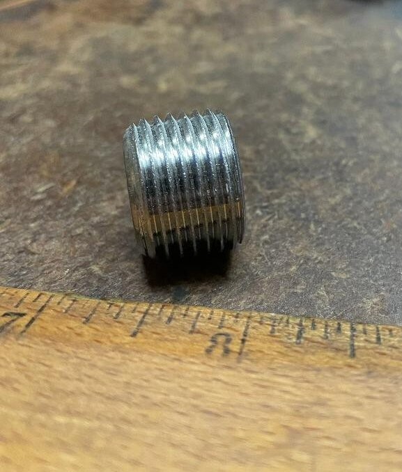 Unbrako - ½” Dryseal Stainless Steel Pressure Plug – P/N: 5010832 (NOS)