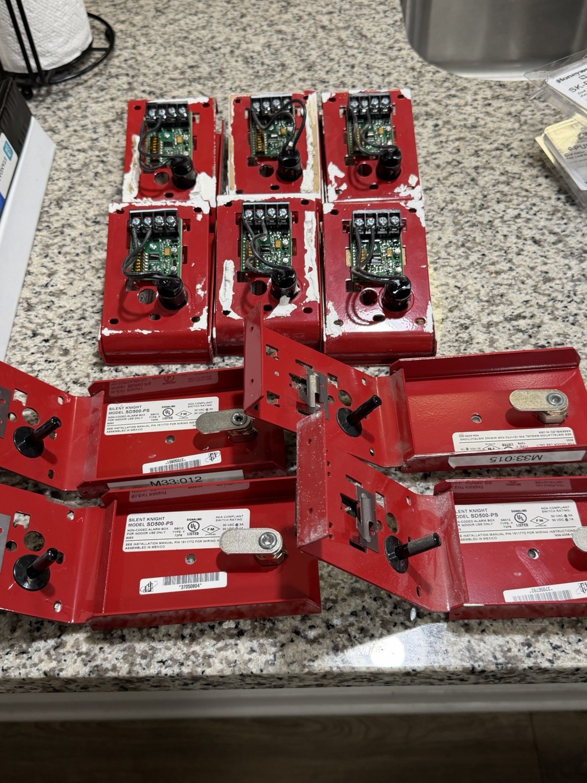 Silent Knight SD500-PSDA Dual Action Addressable Manual Fire Alarm Pull Station