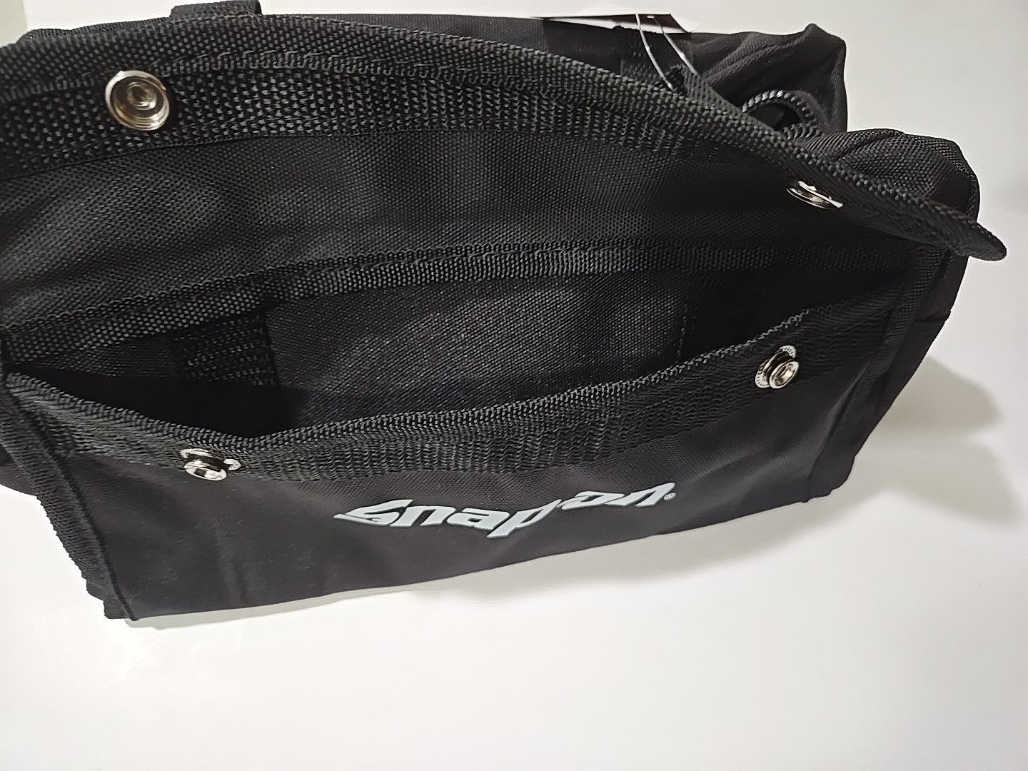 Snap On tools MINI bag tote carry tools 5 Inner & 4 Outer Pockets 11 Inches NEW!