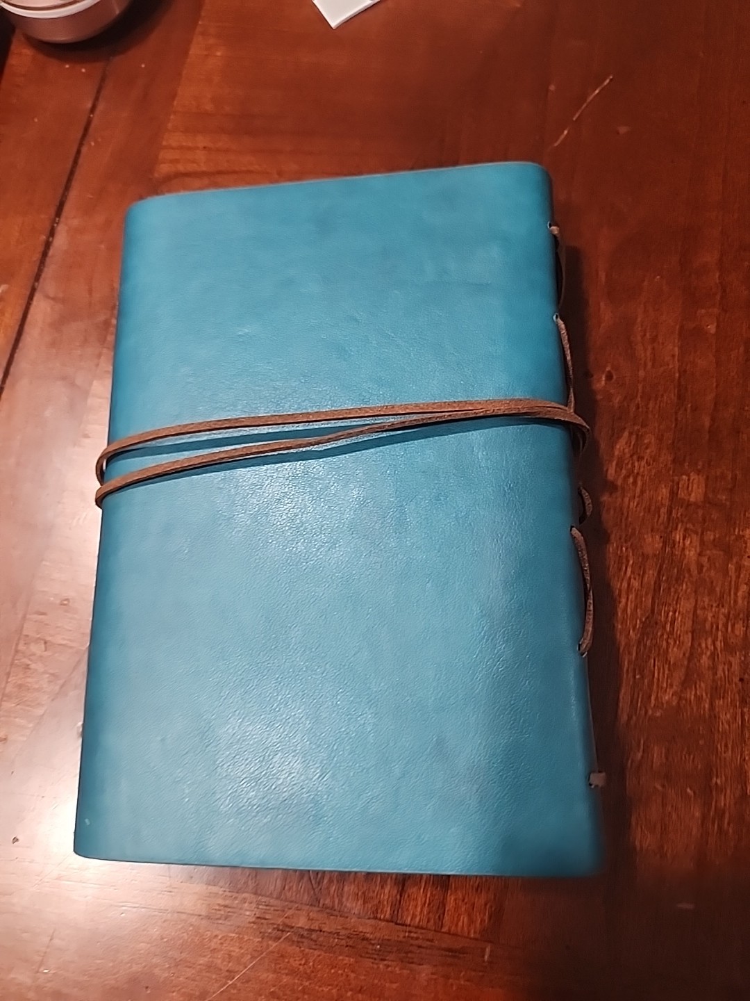 Vintage Leather Journal With Charms Small