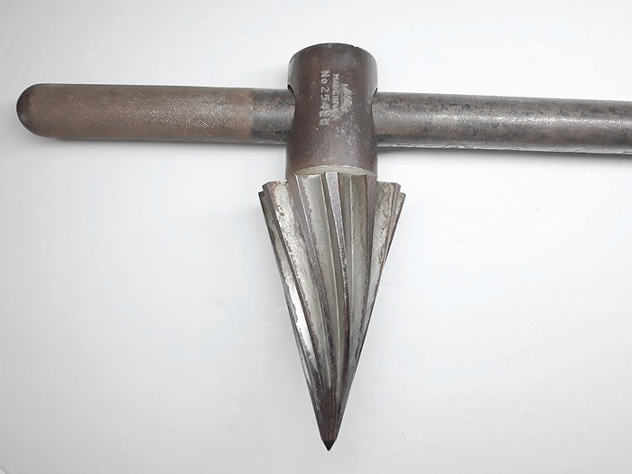 Vtg GREENFIELD (GTD) SPIRAL BURRING REAMER ▪️No. 254▪️ T HANDLE 🔸️ USA