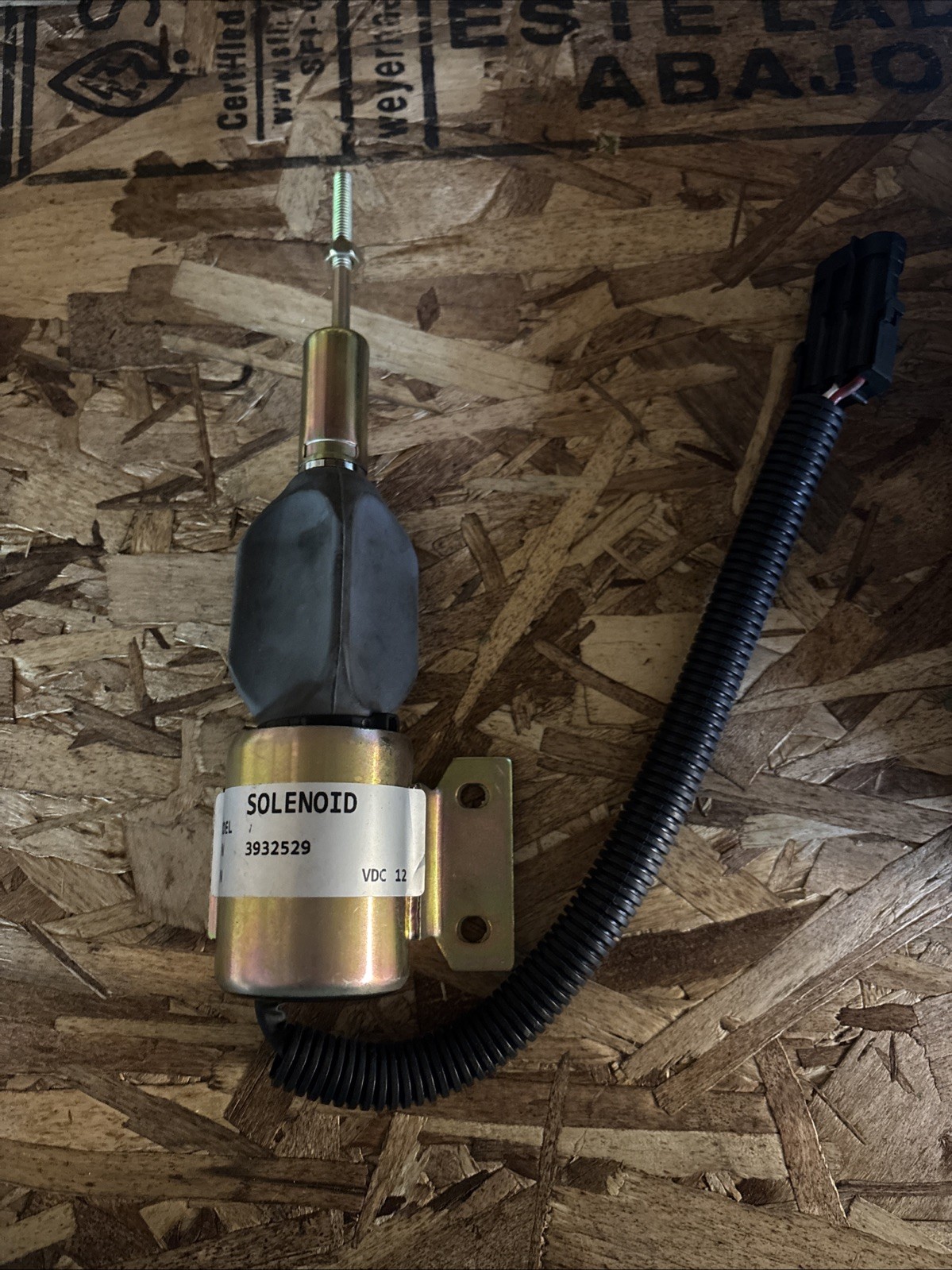 3932529 393-2529 Stop Solenoid Valve