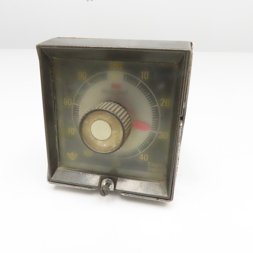 Eagle Signal HQ901A6 Percentage Timer Panel Meter 0-100% @ 15 Seconds 120V