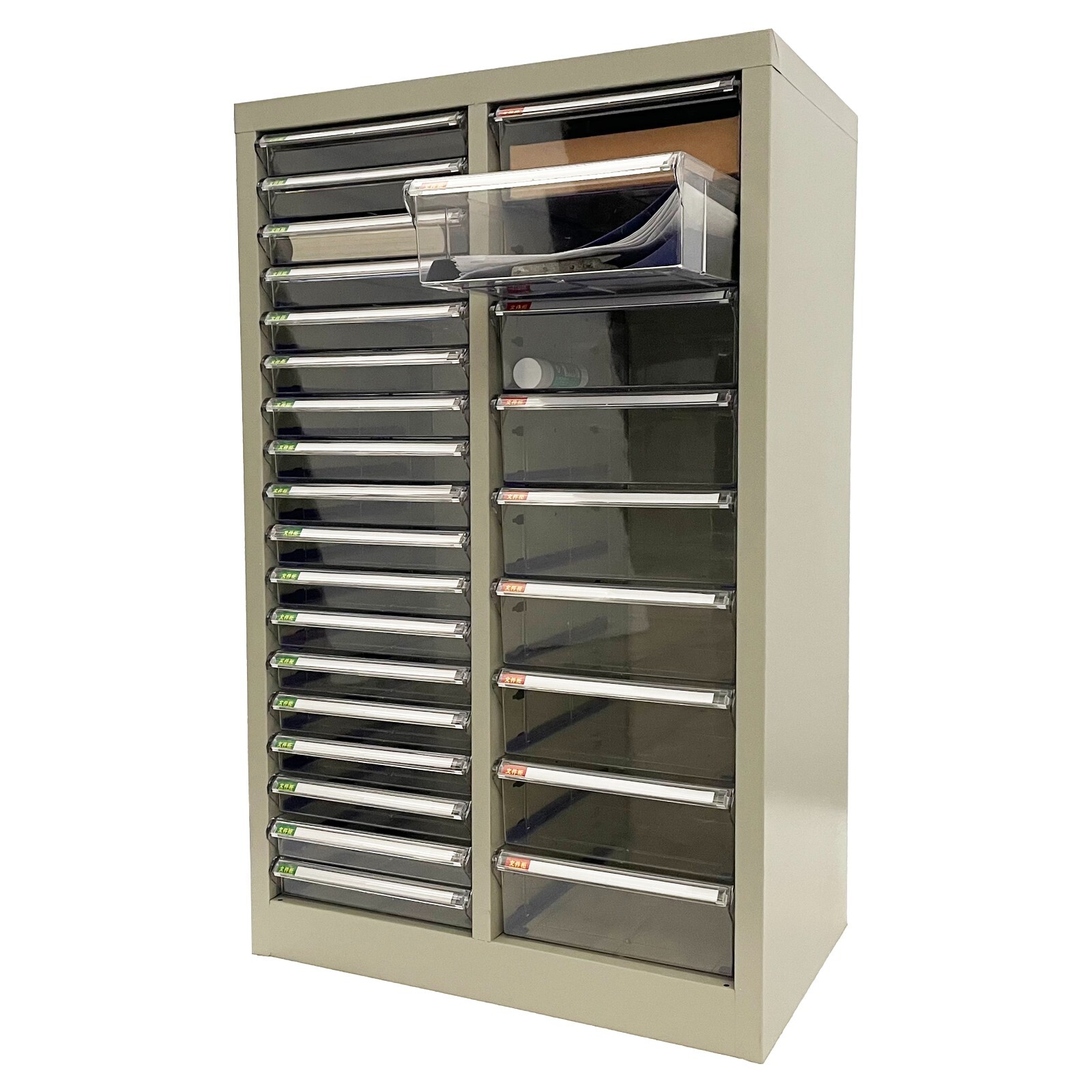 27 Drawers File Cabinet Office Storage Organizer Cabinet Medium+Large Drawer