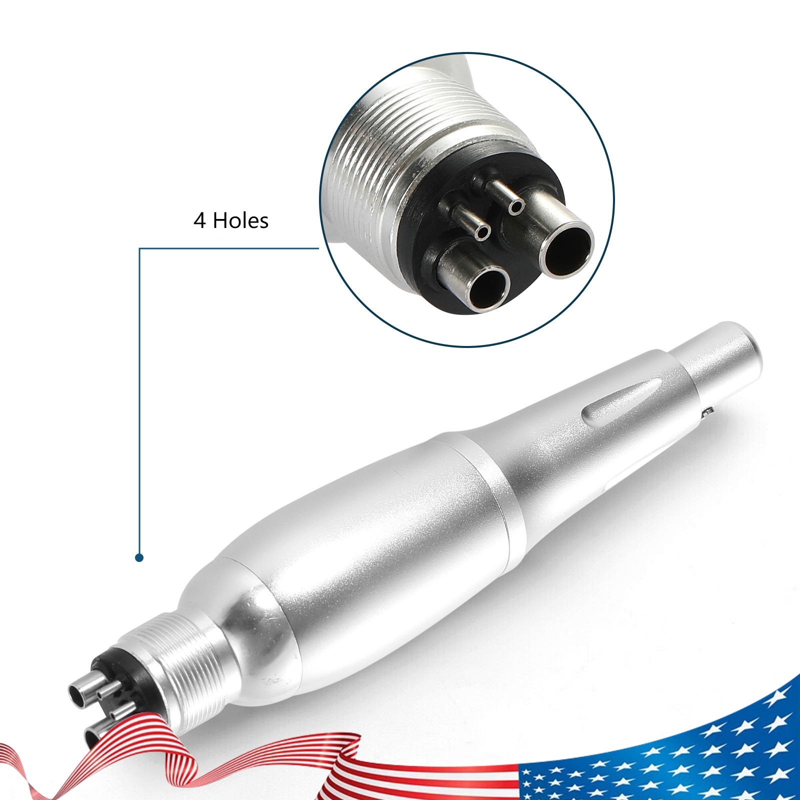 Dental 360° Swivel Hygiene Prophy Handpiece Air Motor 4:1 Cone 4 Holes 4000 rpm