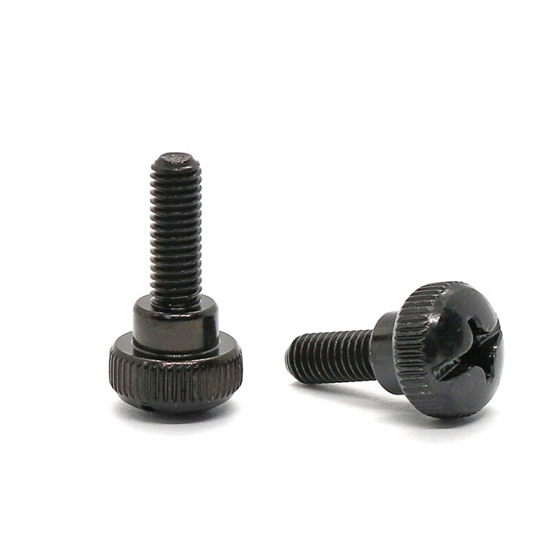 Phillips Knurled Thumb Screws Hand Grip Knob Bolts Carbon Steel M3 M5 M6