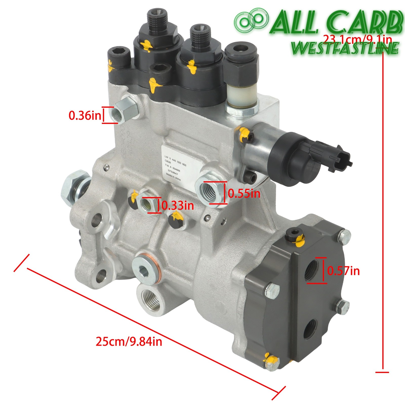 Fuel Injector Pump 375-2647 for Caterpillar C4.4 C7.1 Perkins 1100 0445025602