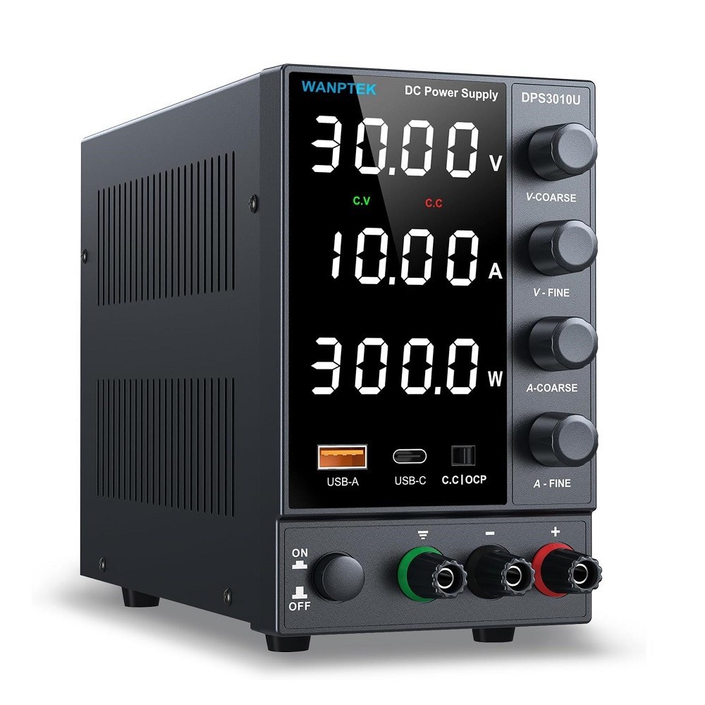 DC 0~30V 0~10A Adjustable Lab DC Power Supply Bench Switching Variable Precision