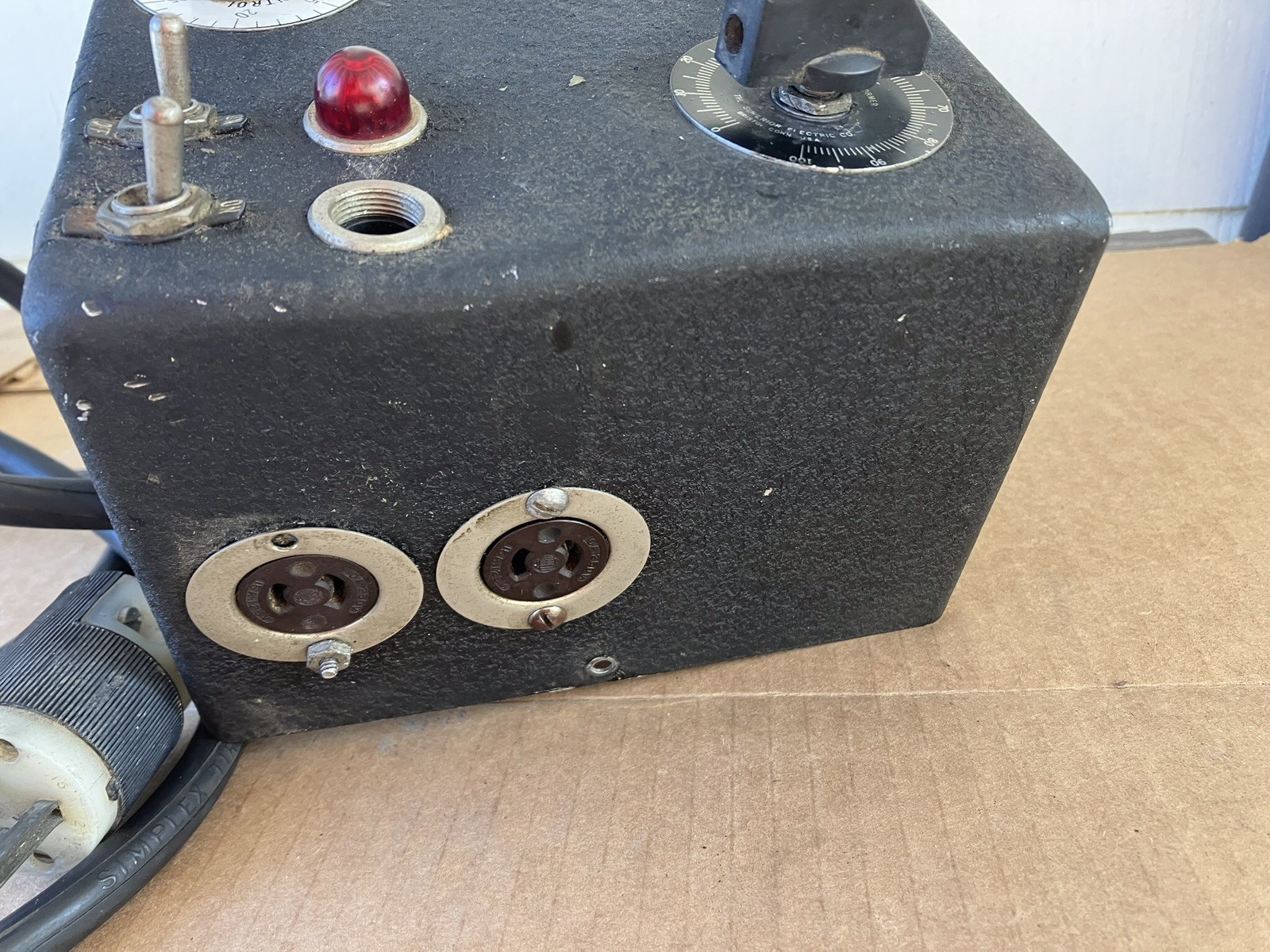 Control Unit From A Kingsley Pneumatic Hot Stamp Foil Machine