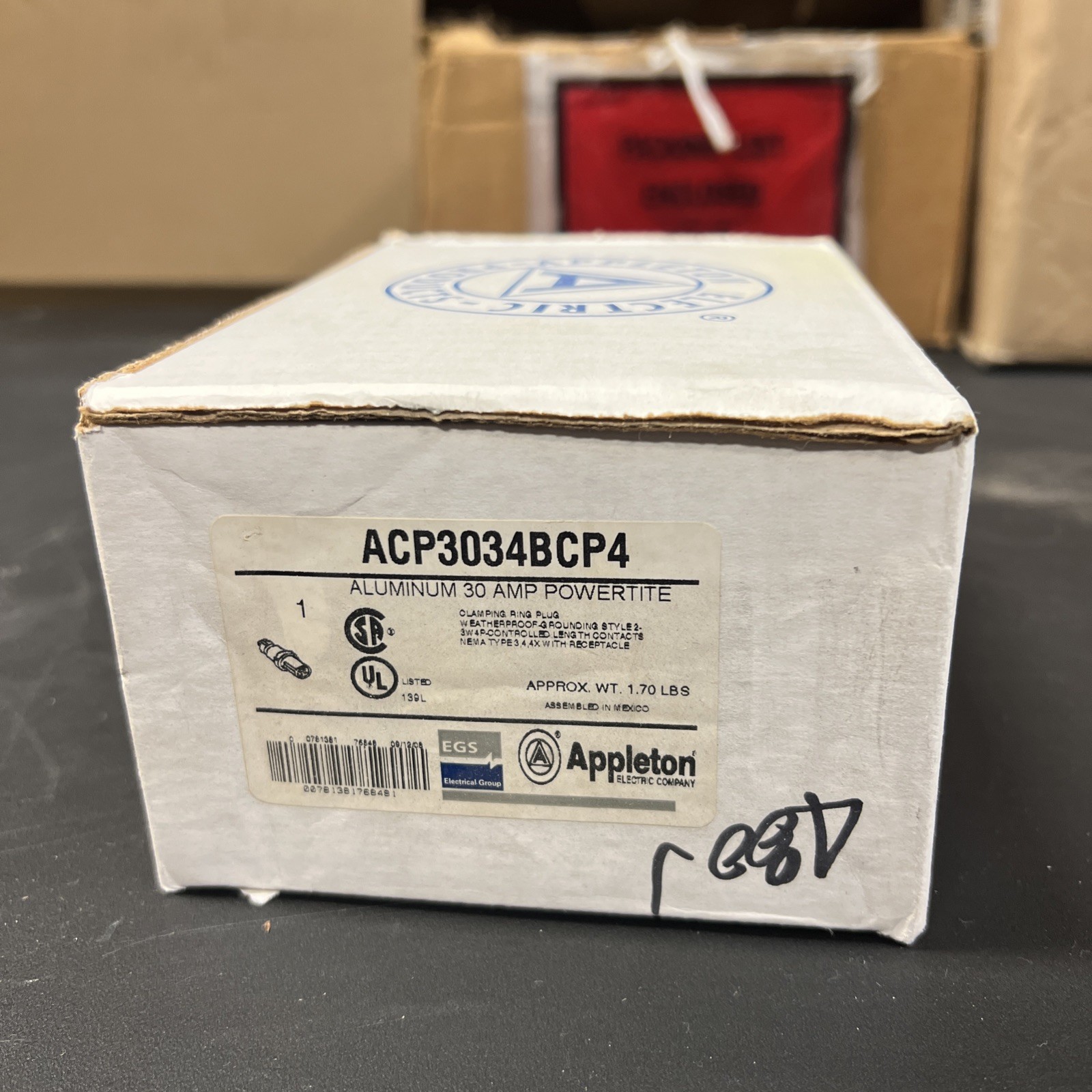 APPLETON ACP3034BCP4 Aluminum 30 AMP Powertite