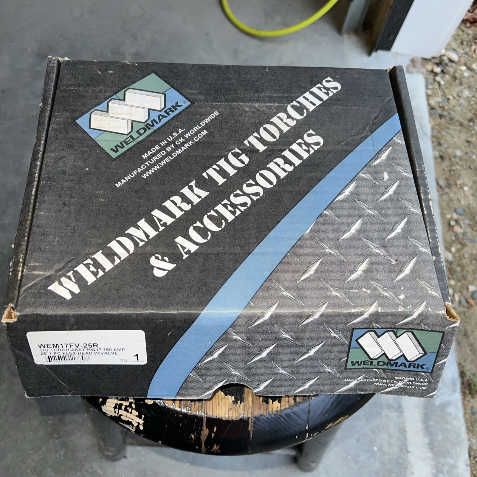 Weldmark Tig Torch WEM17FV-25R 25′ 150 Amp CK Worldwide USA New
