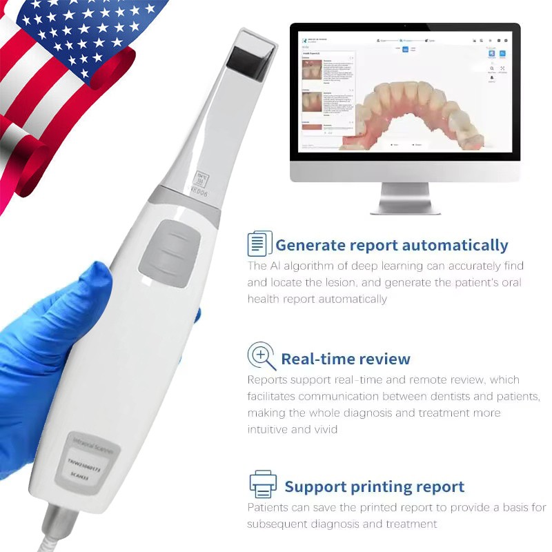 Digital Dental Impression High Precious 3D Intra Oral Scanner Factory Price