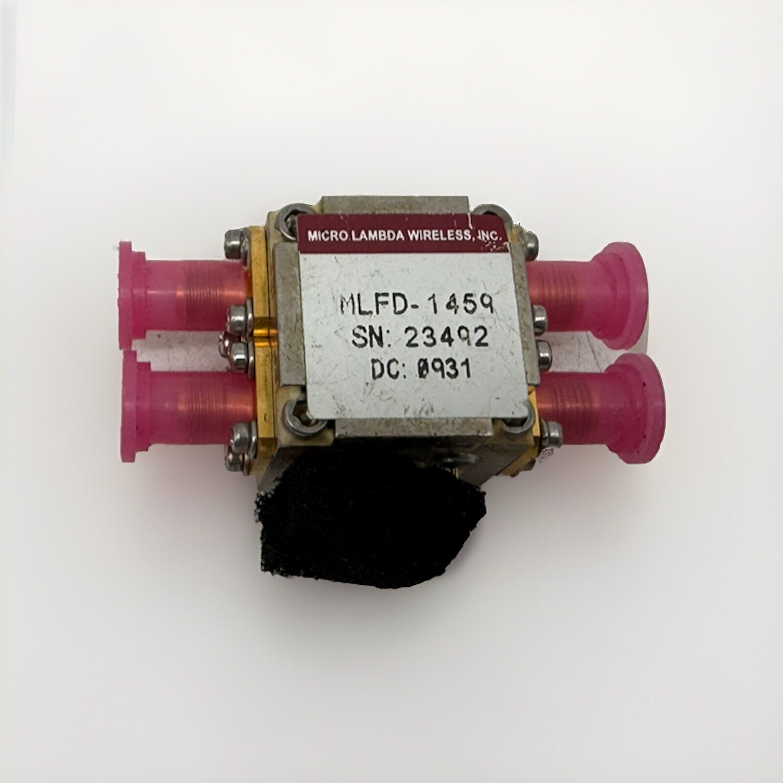 Micro lambda MFLD-1459 2.4-3.8 GHz rf yig tuned filter