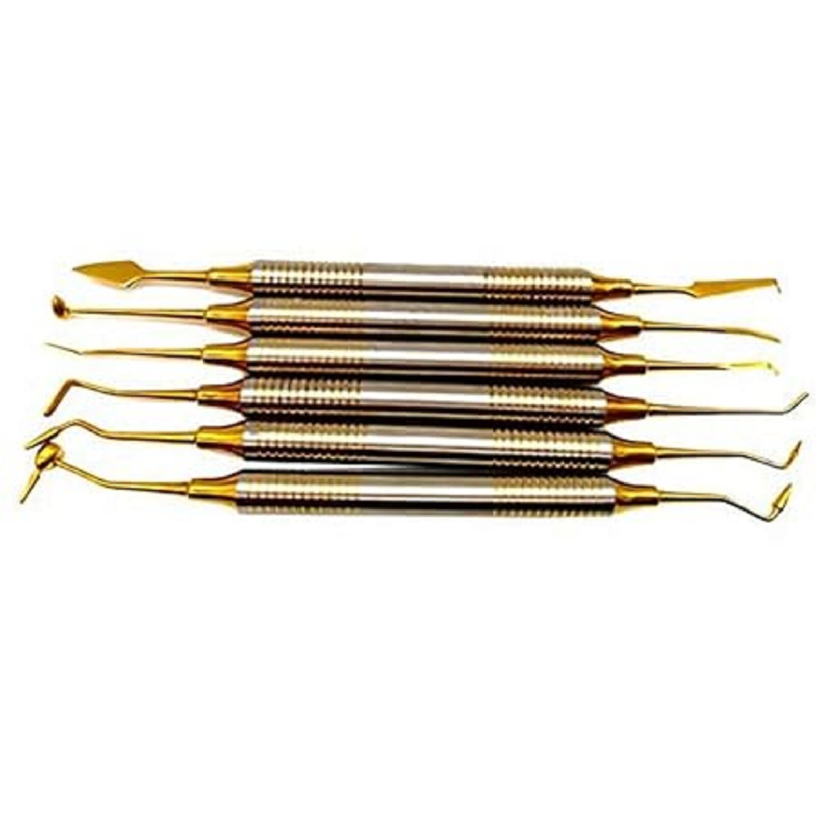 Espatulas de resina dental espatula odontologica acero inoxidable 6Pcs