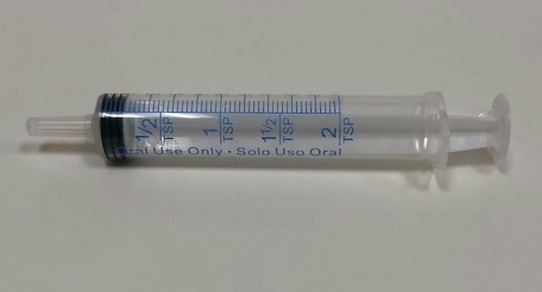 Global Medical Products 10cc/ml Oral Syringe Clear with Tip Cap 305219 – 50
