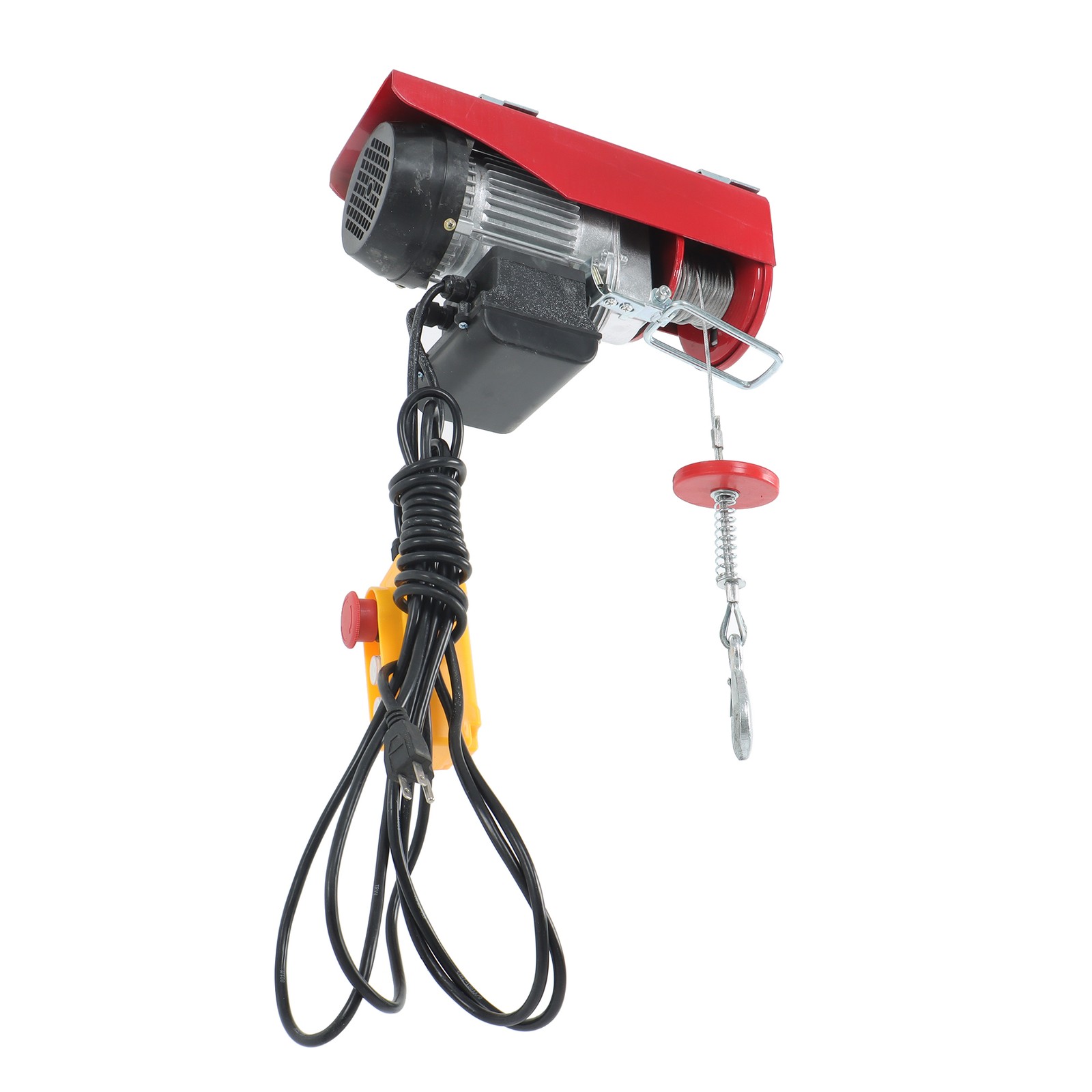 440lbs/ 200kg Electric Hoist with 14 FT Wired Remote Control 110V 510W Motor