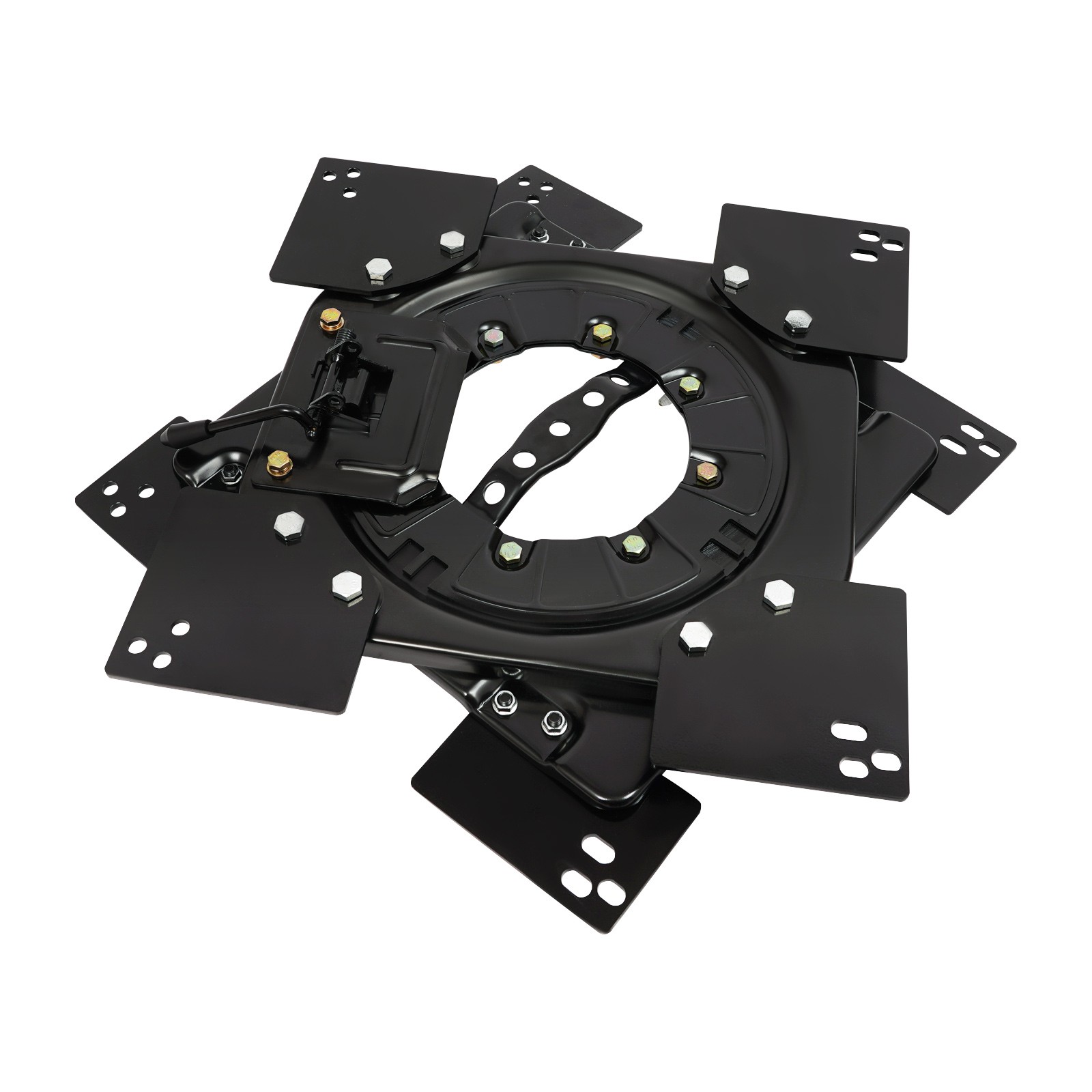 Black Swivel Seat Mounting Plate,Steel Car Seat Swivel Plate,RVSwivel Seat Base