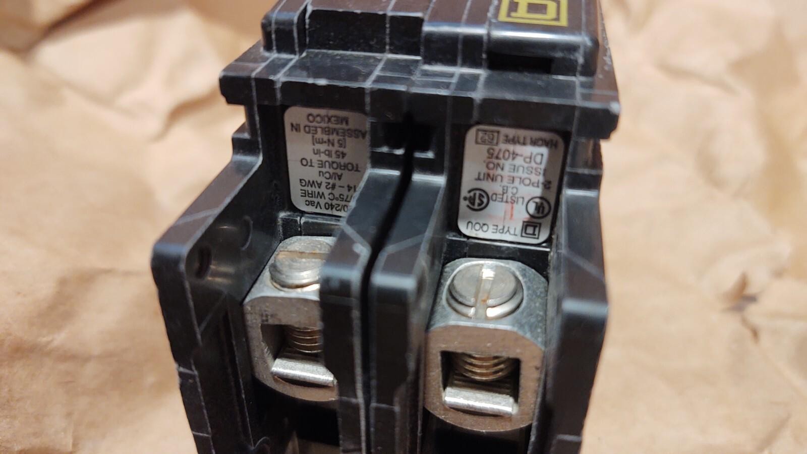 Lennox 72K07 Circuit Breaker 2 Pole 35A 120/240V Common Trip