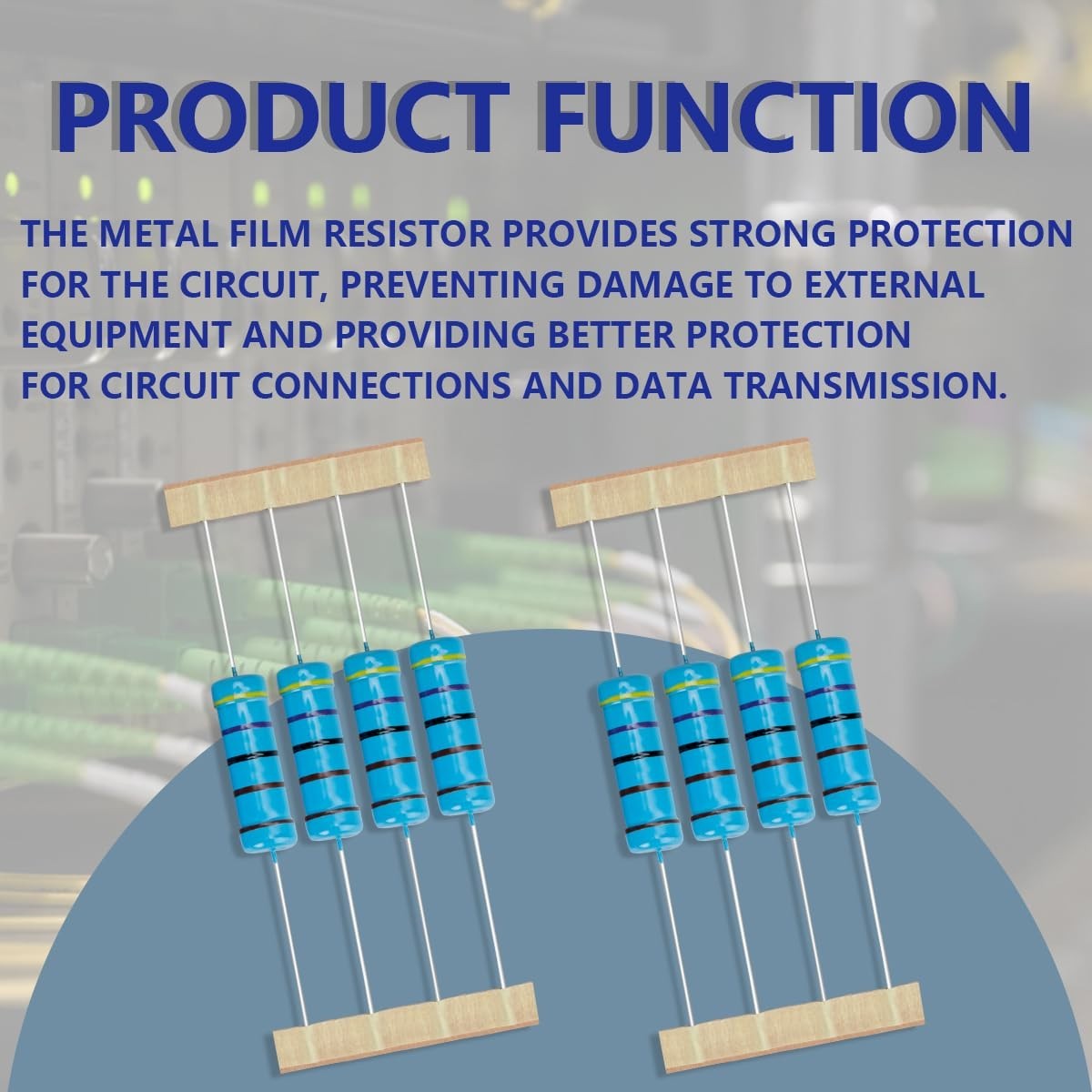 High-Quality 15 Pcs 5W 4.7K Ohm Resistor Pack – Ideal for DIY & Troubleshooting