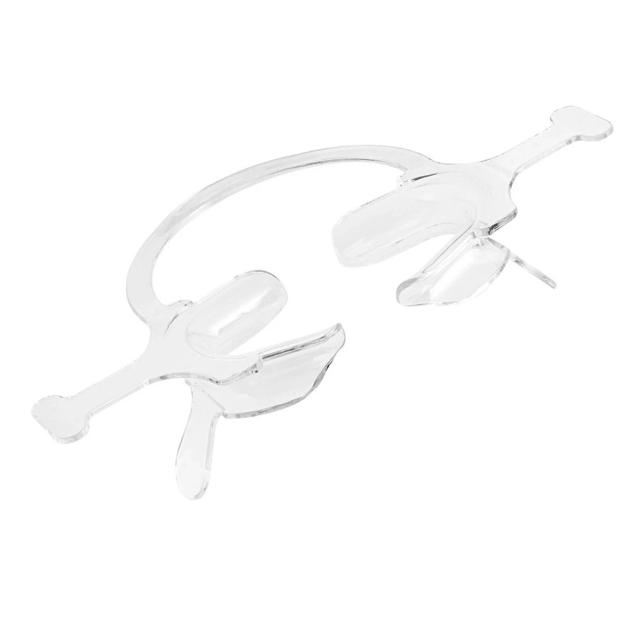 10Pcs Dental C-Shape Mouth Opener Intraoral Lip Cheek Retractor with Handle Wing