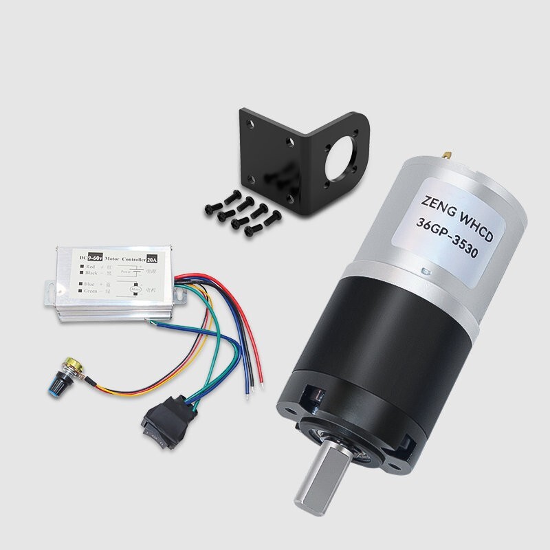 Planetary Reduction Brushed Motor DC12V24V High Torque 36GP-3530 With Controller
