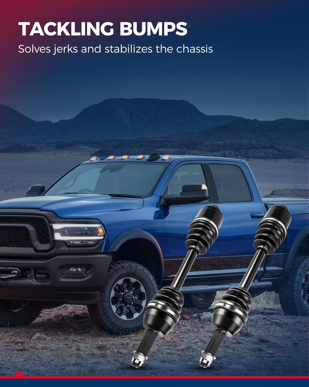 KAX Front CV Axle Shafts 18.1in for TRX400FA FourTrax Rancher AT 2004-2007, T…