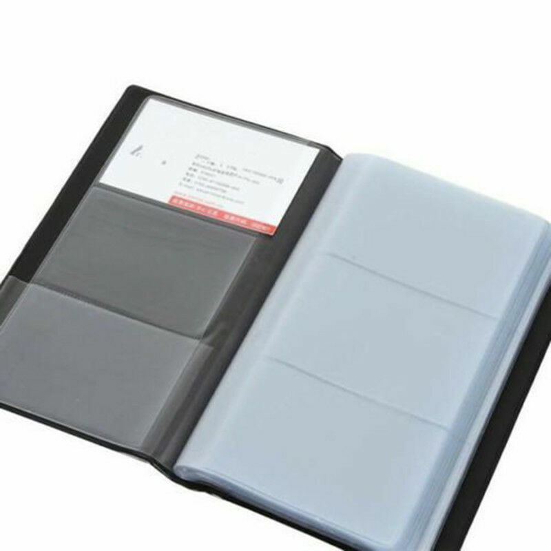 120 Cards Business Name ID Credit Card Holder Book Case Keeper Organizer