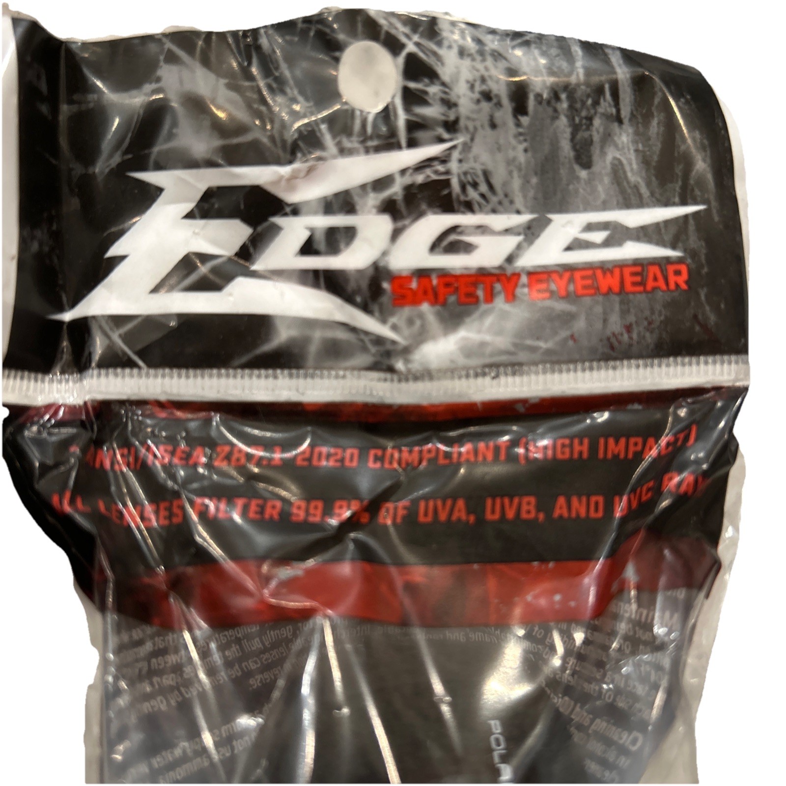Edge Eyewear Txb235 Brazeau Torque Safety Glasses Copper Lens Red E NIP