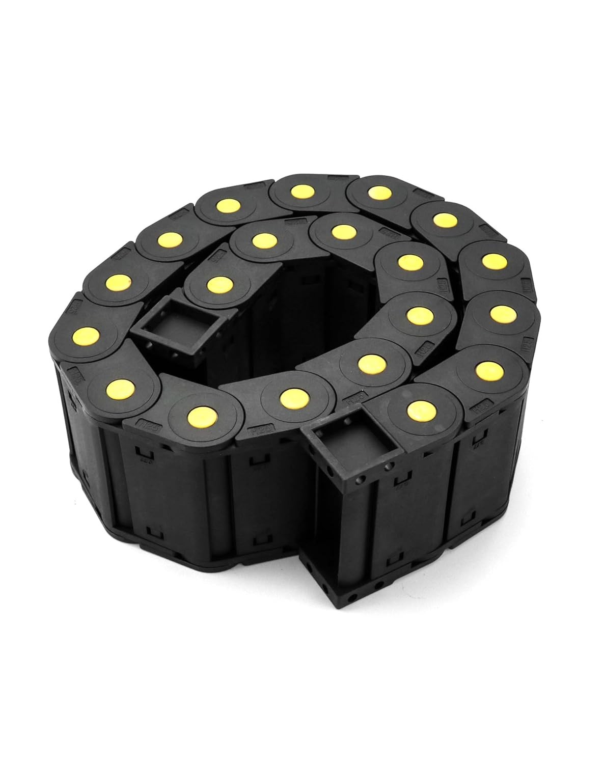 Cable Drag Chain 25x77mm Plastic Wire Carrier 1M Long 4 Pack Flexible Energy
