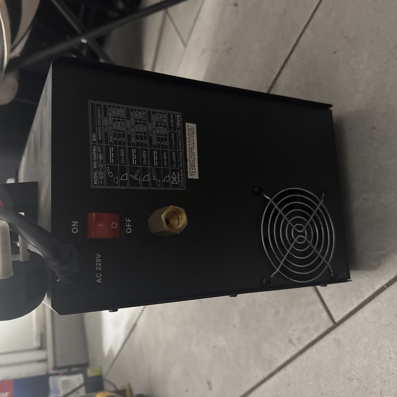 YESWELDER MIG-250 PRO Aluminum MIG Welder, 250Amp 220V Advanced MIG-250PRO