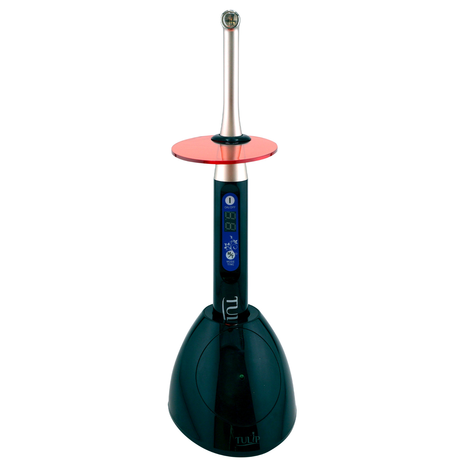 Black LED Dental Curing Light – 1 Second, 1000 – 2400 mW/cm², Stainless Steel