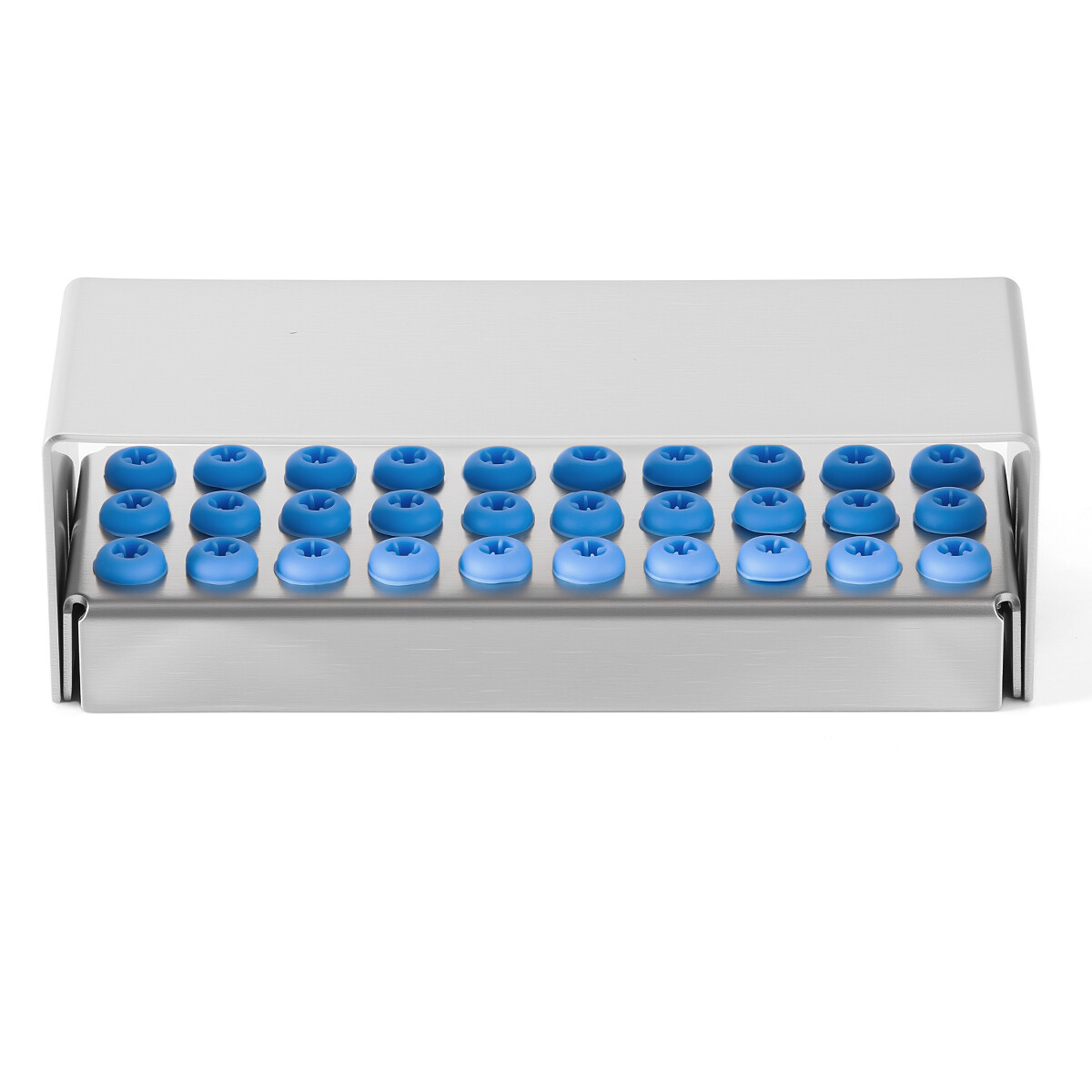 8/30 Holes Dental Bur Holder Disinfection Block Case Box Dentist Stand Autoclave