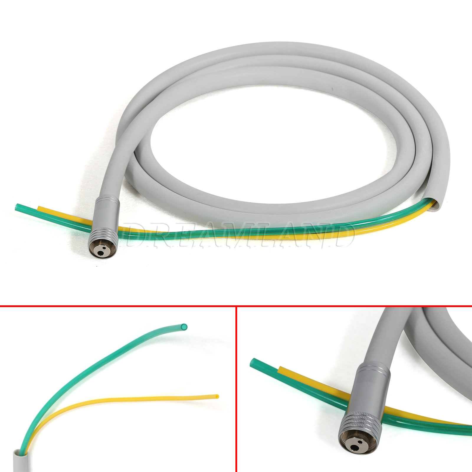 Dent Air Turbine Handpiece Tubing Hose Fiber Optic 6 Hole 4 Hole Borden 2 Hole