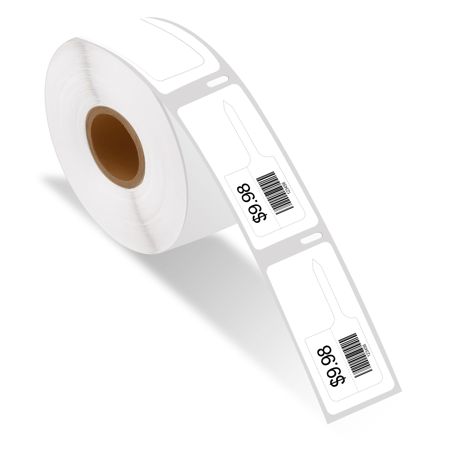 2Rolls 400 Price Tag Jewelry Labels Rat Tail 30373 for Dymo LabelWriter 400 Duo