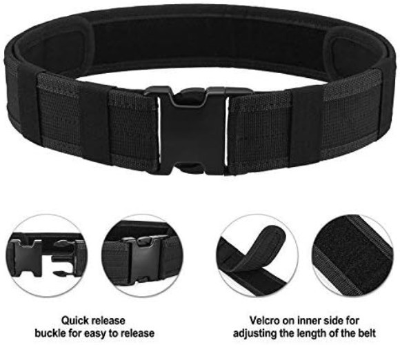 Durable 600D Nylon Tactical Belt with Quick Release Buckle – Universal Fit
