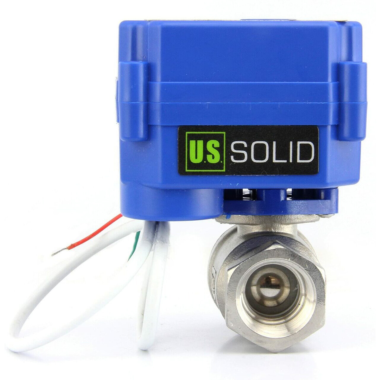 U.S. Solid 3/4″ NPT Motorized Ball Valve N/C 110/115/120/220/240VAC 2-Wire SS304