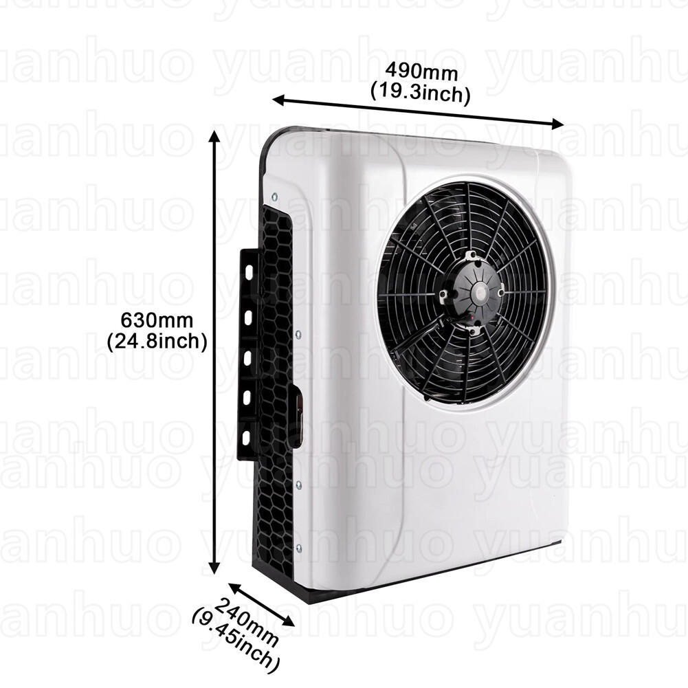 12V 12000BTU Truck Mini Split Air Conditioner AC For Semi Trucks Bus RV Caravan