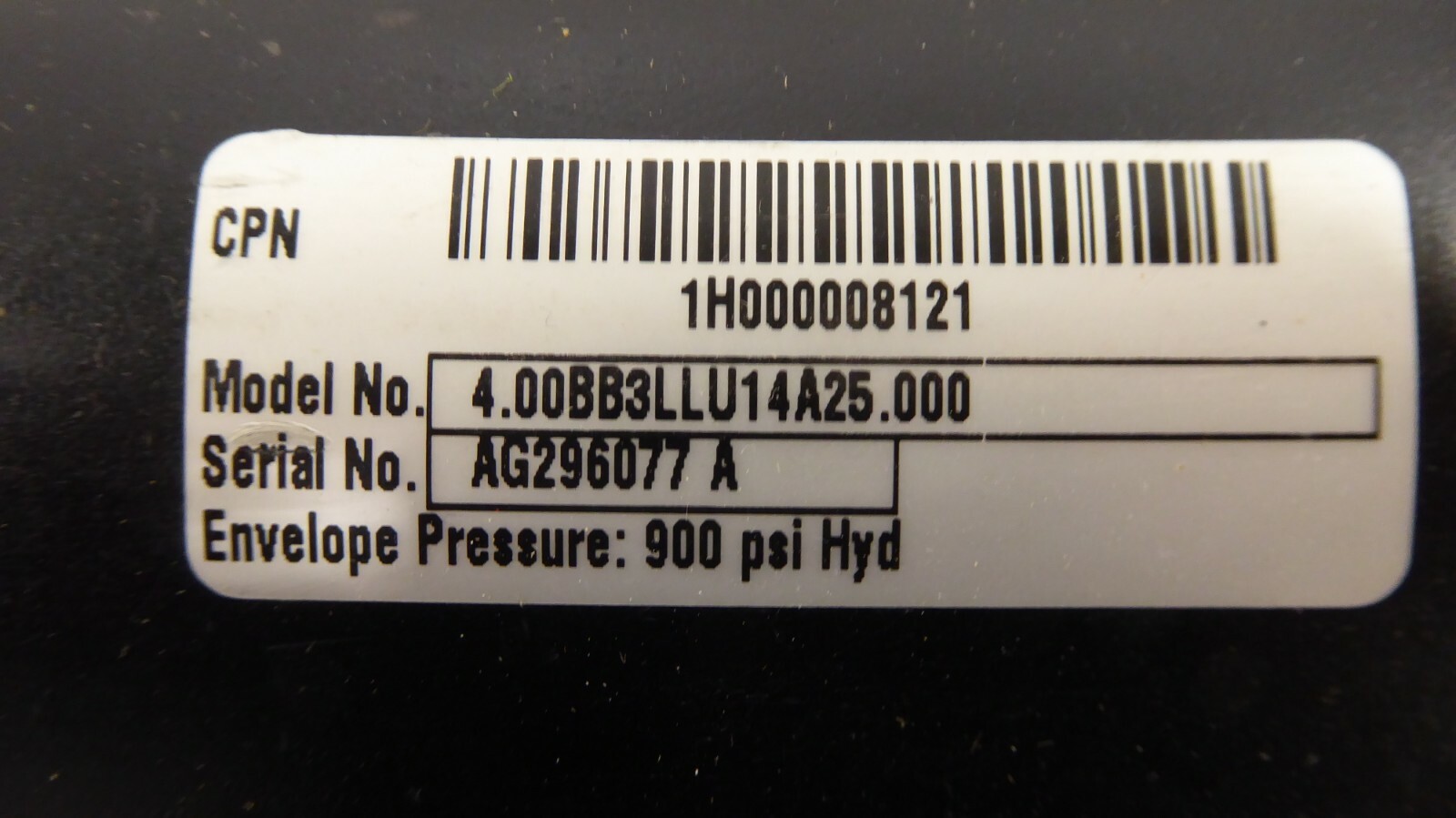 Parker Cylinders 4.00BB3LLU14A25.000 Steel Cylinder Tubing 4″ID X 25″ Length