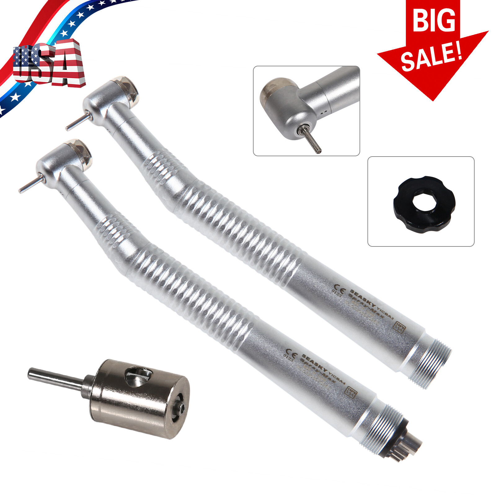 Lot High-Speed Dental Drill Air Turbine Handpiece 2-Hole 4-Hole fit NSK Pana