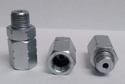 Adapter 1/8-27 NPT Male to Female Swivel 1 Pc