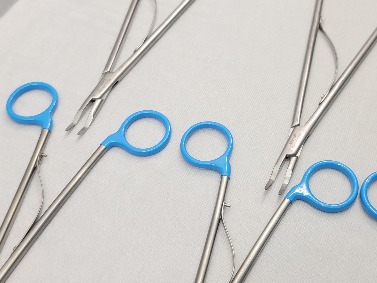 (5x) Aesculap Ligation Clip Appliers 11″ & 8″ PBT 220-1BR, PV328-1BR