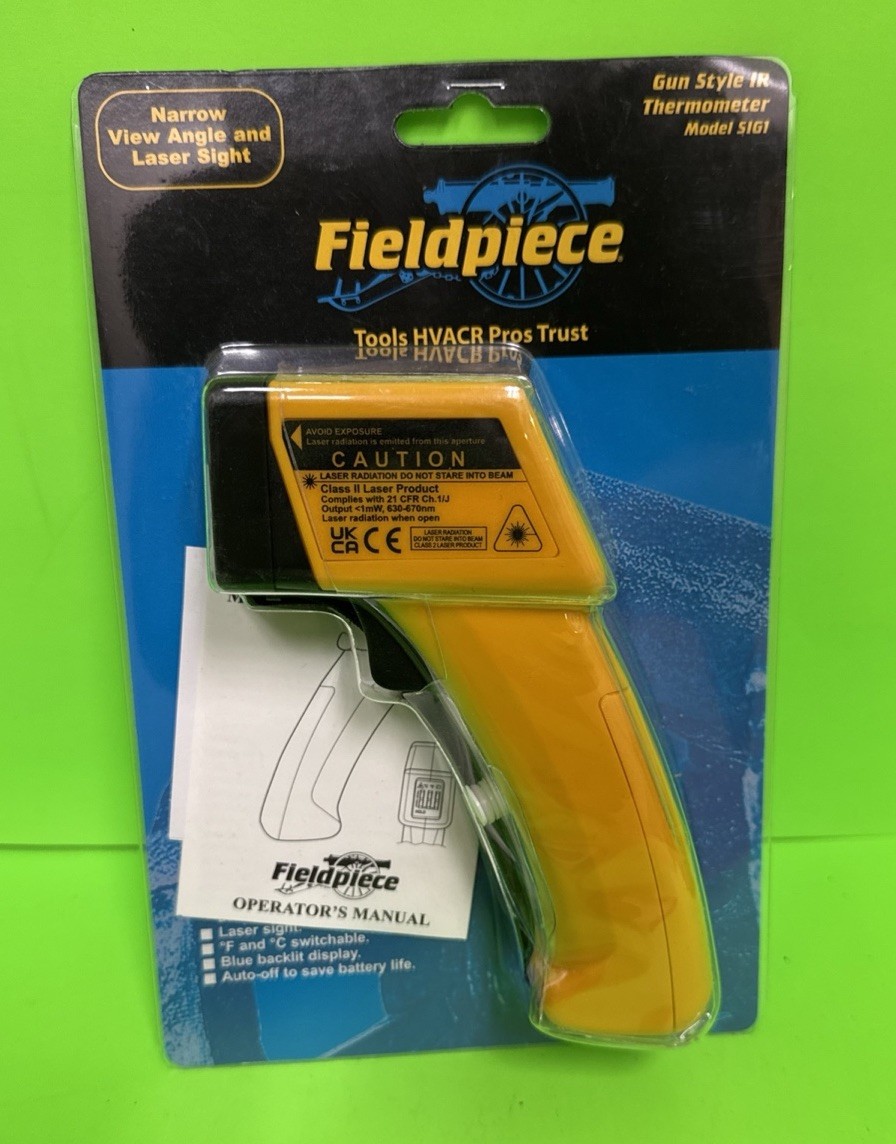 Fieldpiece SIG1 – Gun Style IR Thermometer – (-22°F to 1022°F), 10:1