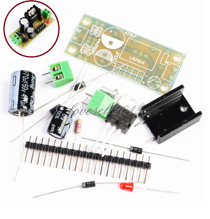DIY Kits L7812 Step Down 14.5V-35V To 12V Power Supply Module