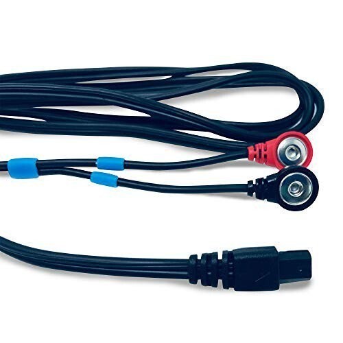 Compex Compatible Replacement Lead Wires, 4 Pack, with 3.5mm Snap connectors
