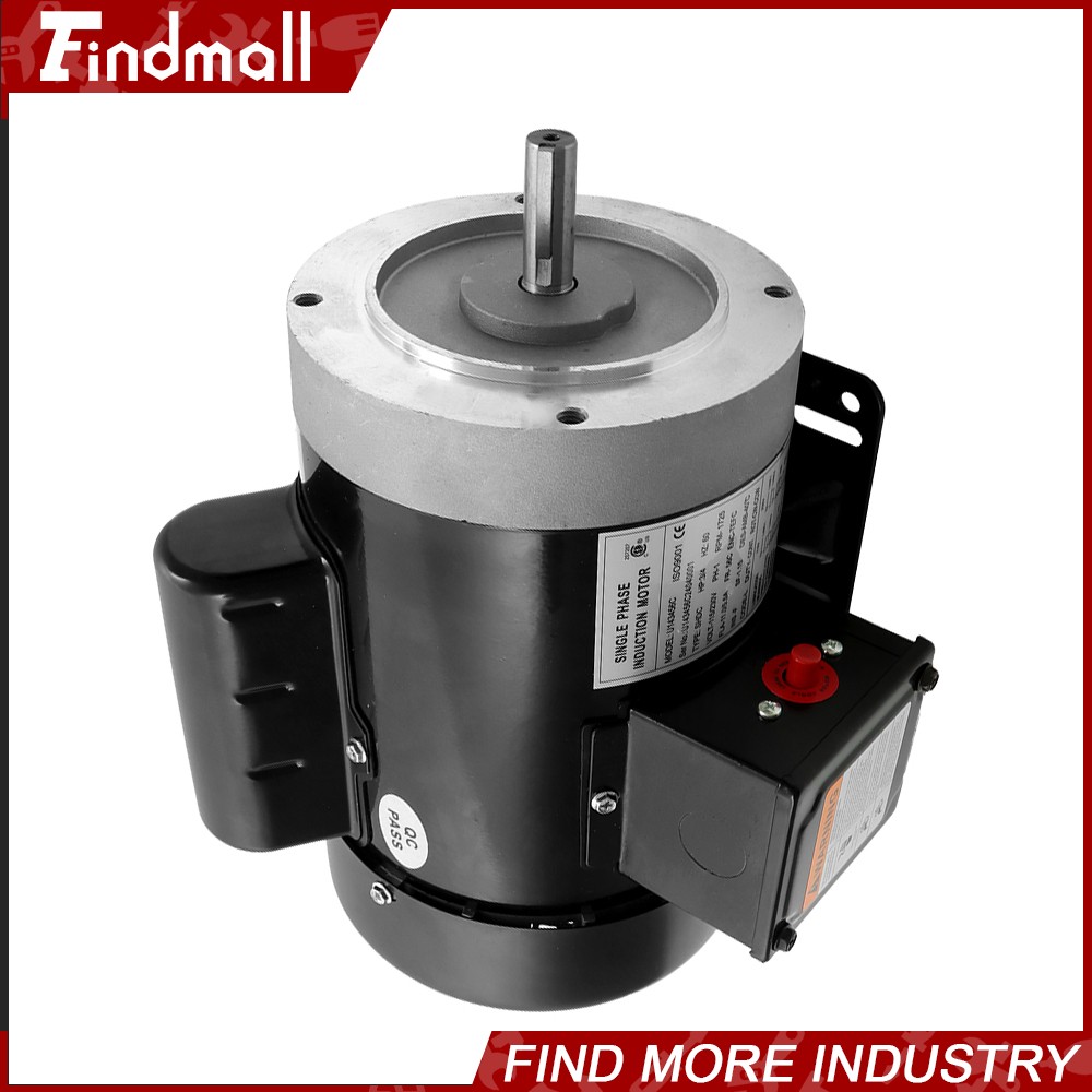 3/4 HP Electric Motor Single Phase 1725rpm 5/8» shaft 115V/230V 56C Frame