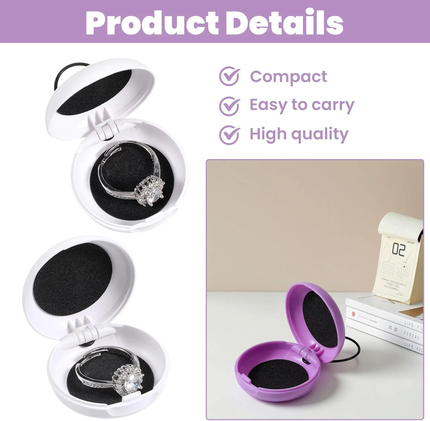 4pcs Loop Earplug Case, Portable Earplug Case, Loop Cases with Lanyard, Mini Sto