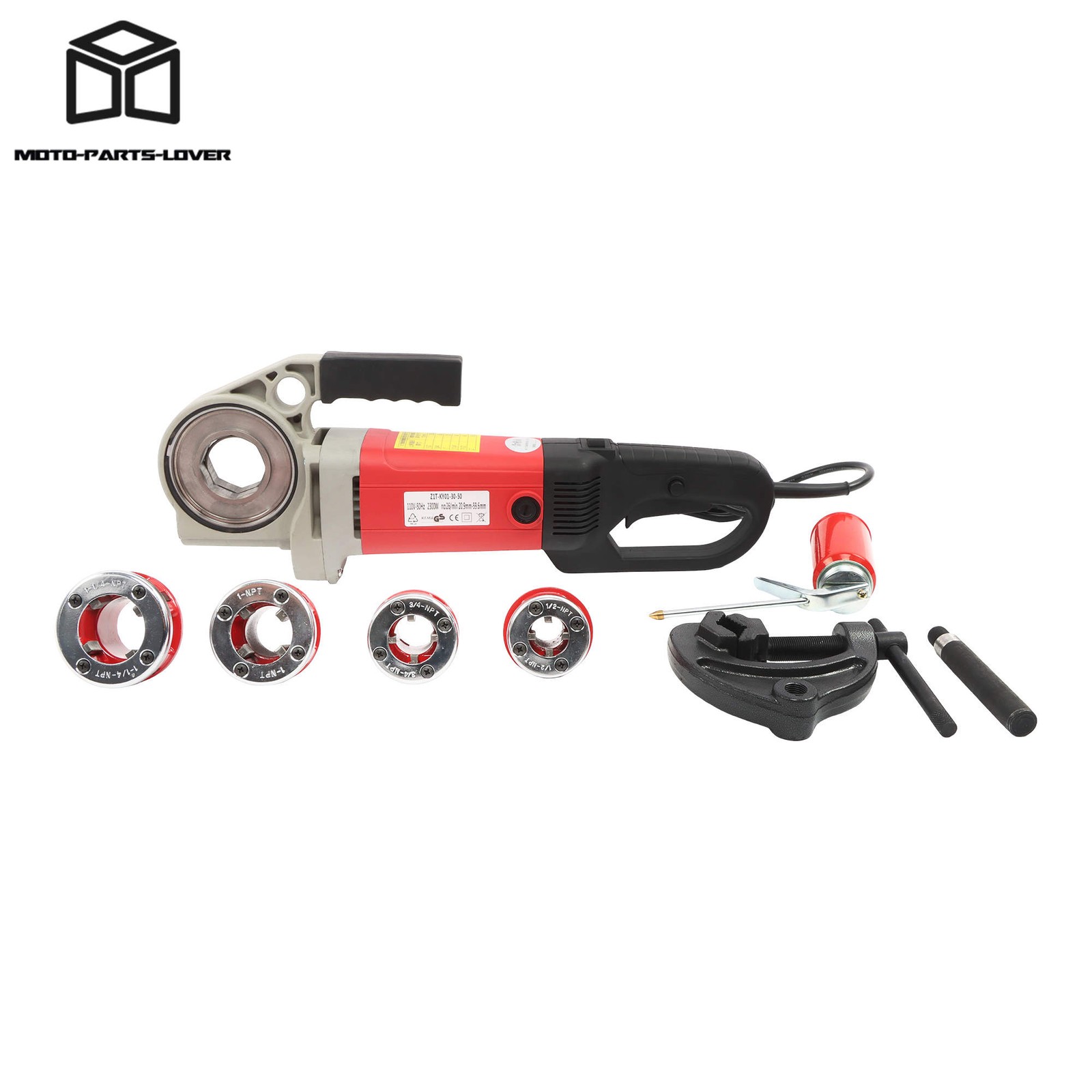1/2-1-1/4″ Pipe Threader 2300W Electric 4 Blade Portable Threading Machine