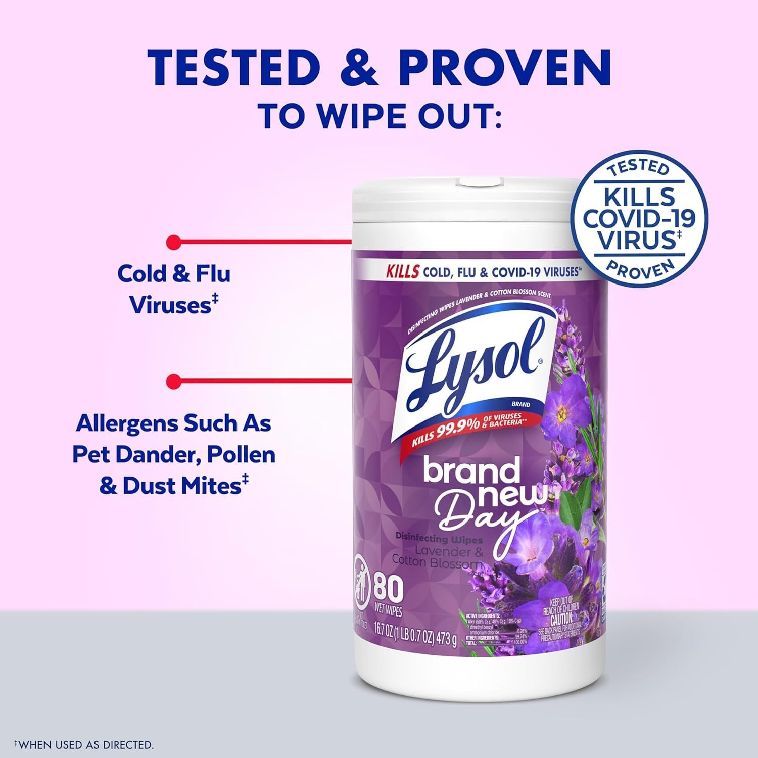 Lysol Disinfecting Wipes 4 Pack | Multi-Surface Cleaner 320 Count