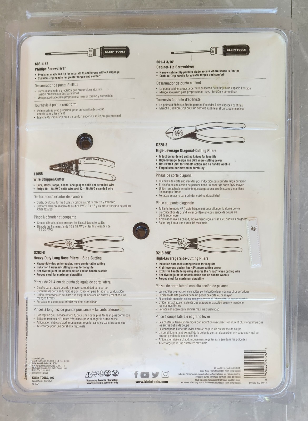 KLEIN TOOLS APPRENTICE TOOL SET 6 PIECE BRAND NEW! RETAIL $99.97